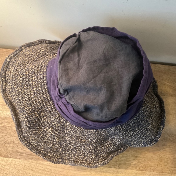 Hand made Vintage hybrid crochet sun hat main image 7